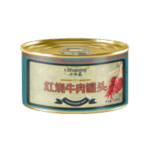 PLUS会员：七华星红烧牛肉罐头 200g 微辣 下饭肉罐头5.79元
