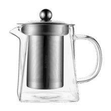 茶壶家用过滤泡茶壶加厚玻璃耐高温花茶壶红茶泡茶器功夫茶具套装10.4元