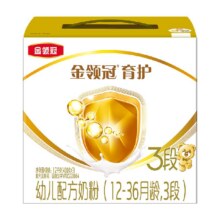 伊利金领冠育护3段婴幼儿奶粉1-3岁宝宝婴儿配方奶粉 1200克 4件95.12元（四件到手380.48，淘金币抵扣14.4）
