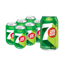 百事可乐 碳酸饮料 330ml*6罐7.9元（需领券）