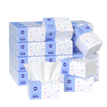 漫花400张抽纸家用实惠整箱批发2.01元