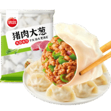 思念 猪肉大葱水饺 2kg 87只*3件54.18元（合18.06元/件）