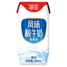 再降价：德亚 原味酸奶 200ml*24盒41.05元+淘金币8.1元