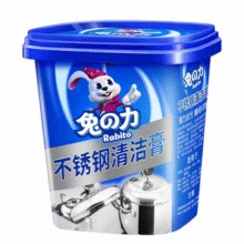让不锈钢光亮如新！兔の力 强力不锈钢清洁膏500g￥9.90 0.6折
