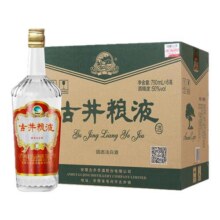 古井贡酒古井粮液 50度750mL*6瓶装整箱浓香白酒纯粮食酒口粮酒水209元 (券后省53)
