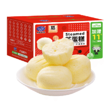 再降价、限地区：港荣经典奶香蒸蛋糕健康早餐糕点1000g9.74元+5.17元淘金币(88vip)