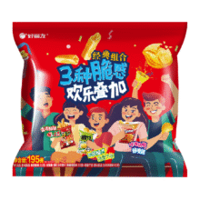 88VIP：好丽友 分享装薯片 195g3.36元（需领券+淘金币抵扣1.99）