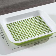 茶花 茶盘托盘  双层大号沥水_新款绿4.41元（需领券）