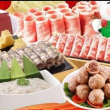 锅圈食汇  随心配 火锅双人餐 6荤1素1主食套餐兑换券*1原价68.2元，现价39.9元