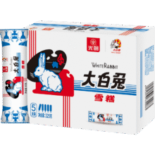 光明 大白兔雪糕65g*5支*885.36元（合10.67元/件）