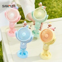 带喷雾加湿！三福 夏季可爱手持小风扇499475 多色￥20.00 4.1折