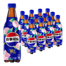 Pepsi/百事 太汽系列碳酸饮料 瓶装 500ml 白桃乌龙 12瓶26.41元，需plus
