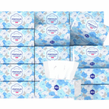 漫花 山茶花抽纸 5层 400张*18包￥21.90