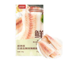 鲜京采 俄罗斯深海狭鳕鱼柳 400g（4-5片） 生鲜鱼类30元 (满2件8折,月销5000+)