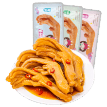 爱尝 龙岩泡鸭爪卤味福建鸭翅泡椒鸭掌零食小吃休闲食品泡泡掌泡爪28g16元