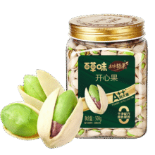 百草味 大果开心果 500g/罐39.9元（需领券）
