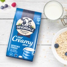 Devondale 德运 澳洲进口 全脂高钙成人奶粉 1kg*2袋￥86.75 2.9折