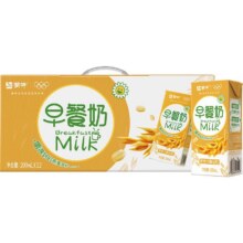 再降价、88VIP：蒙牛 大谷粒早餐奶  200ml*12盒15.46元+1.44元淘金币