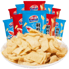 首购：亲亲 烧烤味虾条虾片 80克*1包 （可任选3包多口味）6.7元（需领券，合2.23元/件）