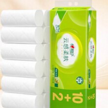 心相印 云感无芯卷纸100克12卷9.9元