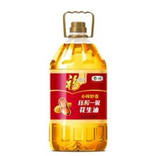 中粮福临门压榨一级花生油5.43L*1桶装小榨炒香食用油味道香bb136.9元