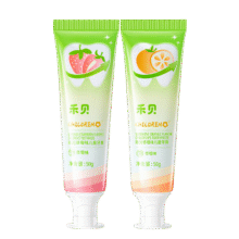 禾·贝 儿童牙膏 1-12岁、草莓味、香橙味8.8元