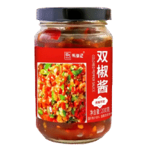 马锦记 香辣彩椒酱 200g1.95元包邮