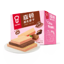 88VIP: 嘉顿威化饼干512克草莓味+巧克力味10.95元+2.95元淘金币+2元返卡