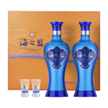 20点：洋河 海之蓝 42° 浓香型 480ml 2瓶*1件235元（合117.5元/瓶）