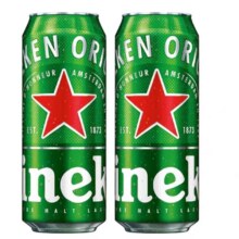 喜力啤酒500ml*2罐6.9元（需领券）