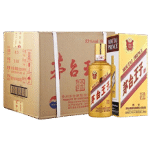 再降价：茅台 金王子 53度 酱香型白酒 500ml*6瓶 整箱装1001.9元 包邮
