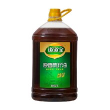 道道全 非转基因物理压榨食用油植物油 原香原味 原香菜籽油 5L69.02元（需领券）