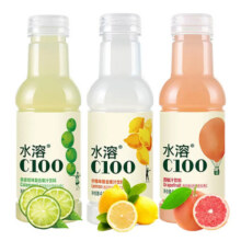 水溶C100复合果汁445ml大瓶批发柠檬青皮桔多口味维生素VC饮料12.9元