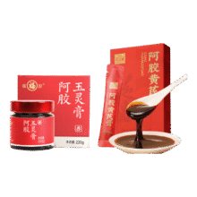 福牌阿胶 福胶阿胶玉灵膏220g 添加阿胶黄芪西洋参龙眼气血养生送女友礼物 阿胶玉灵膏220g+2*阿胶黄芪膏100g69.8元（需领券）