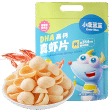 小鹿蓝蓝 鲜虾片 10 袋 120g22.46元（需领券，合11.23元/件）