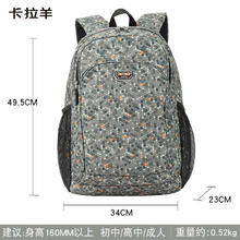 Carany 卡拉羊 双肩包初中生高中生书包中学生男女大容量休闲运动旅行包72.33元（217元/3件）