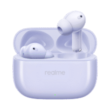 realme/真我 T310 蓝牙耳机 46dB混合降噪 莫奈紫近期底价，114元