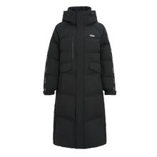 雪中飞 反季清仓！连帽大口袋加厚中长款羽绒服179元