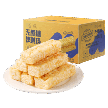 百草味 无蔗糖沙琪玛500g5.9元