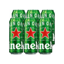 再降价、需首购、88VIP：经典喜力500ml*6听官方正品21.8元（淘金币界面下单）+2.2元淘金币
