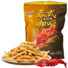 亲亲 海苔味虾条 80g5.61元（需领券，合1.87元/件）