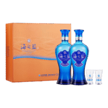 YANGHE/洋河 海之蓝 52° 浓香型 *2瓶 480ml238元