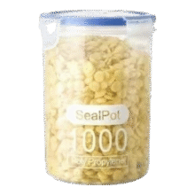 大号透明塑料密封罐 大号1000ml 1个1.99元（需领券）