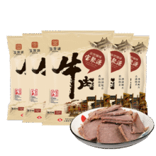 宝聚源 酱牛肉酱香150g*5代餐低脂即食高蛋白饱腹0添加休闲零食89.9元、包邮