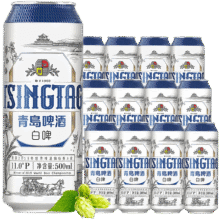 plus会员：青岛清酒 白啤 500ml 12罐 *2件、需凑单59.15元/件 共118.3元+凑1.78元