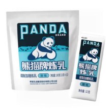 熊猫 调制炼乳180克（12g*15袋）4.38元包邮（需试用）
