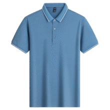 罗蒙桑蚕丝POLO衫男士商务休闲翻领短袖T恤 4T091358宝蓝L45.0元（合45元/件）