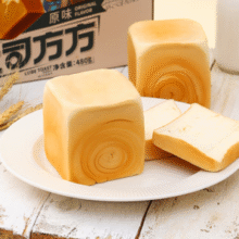 限陕西！Three Squirrels 三只松鼠 吐司方方 原味 480g￥5.84 比上一次爆料上涨 ￥3.94
