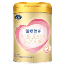 飞鹤超级飞帆臻爱倍护婴儿配方适合6-12个月2段300g×1听 1罐 300克41.9元（需换购）