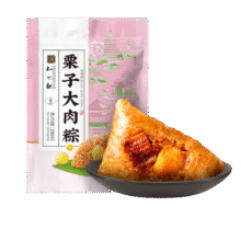 首购：知味观 栗子大肉粽 140g*2个2.68元包邮（需试用）